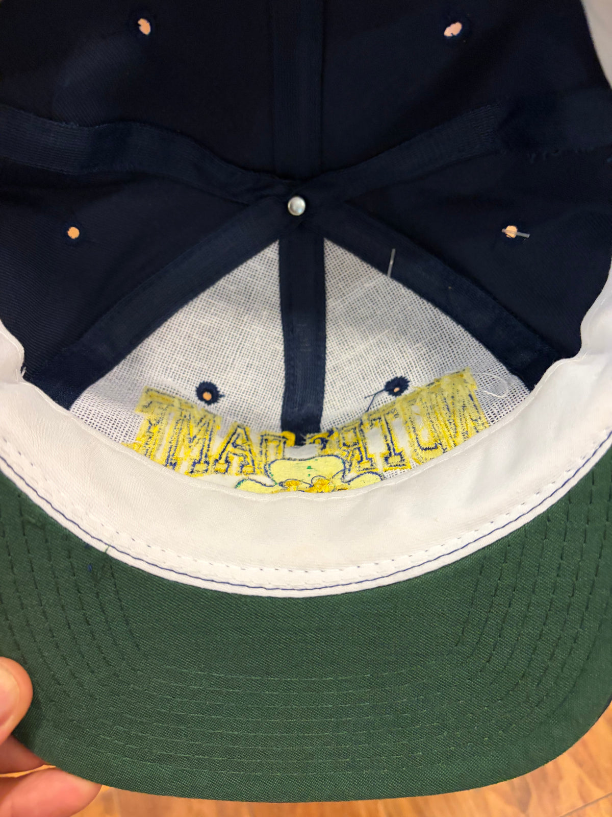 90s Notre Dame Spell Out Deadstock Hat (OS)