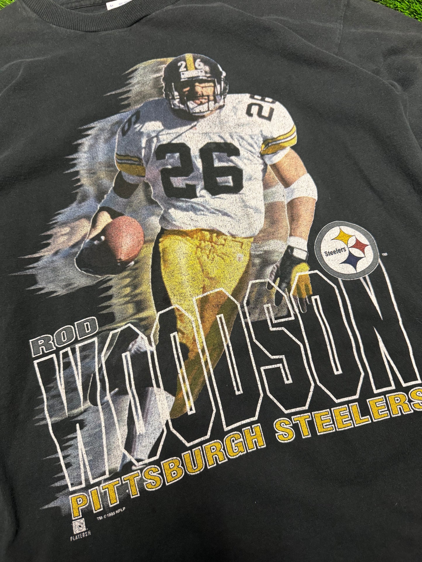 1995 Pittsburgh Steelers Rod Woodson Salem Tee (L)