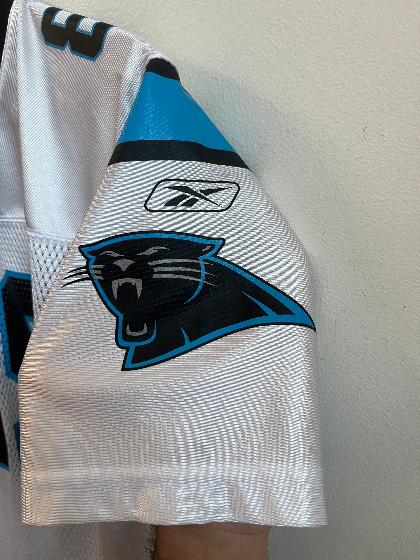00s Carolina Panthers Steve Smith Away Jersey (Youth L)
