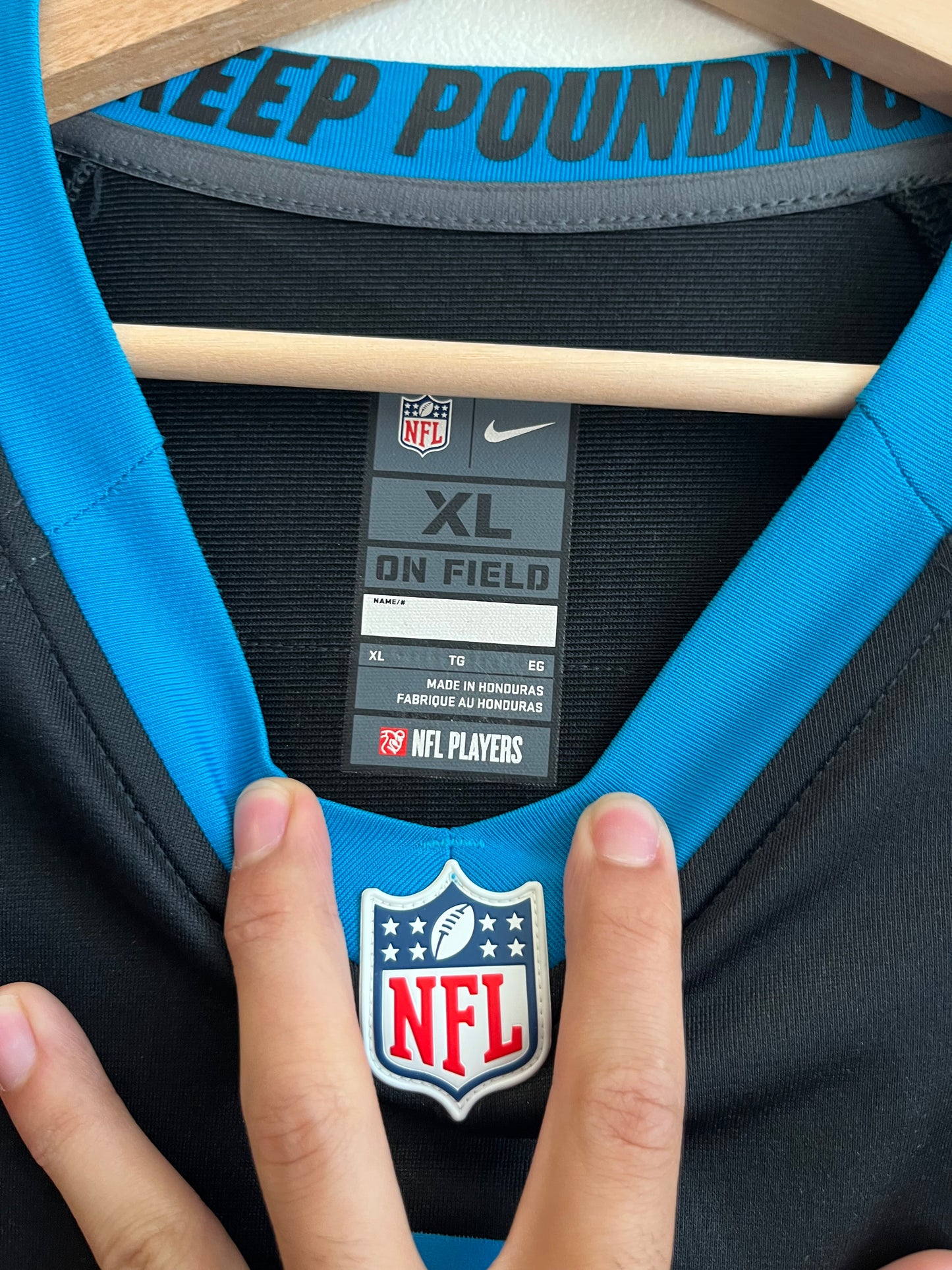 2010s Carolina Panthers Cam Newton Nike Home Jersey (XL)