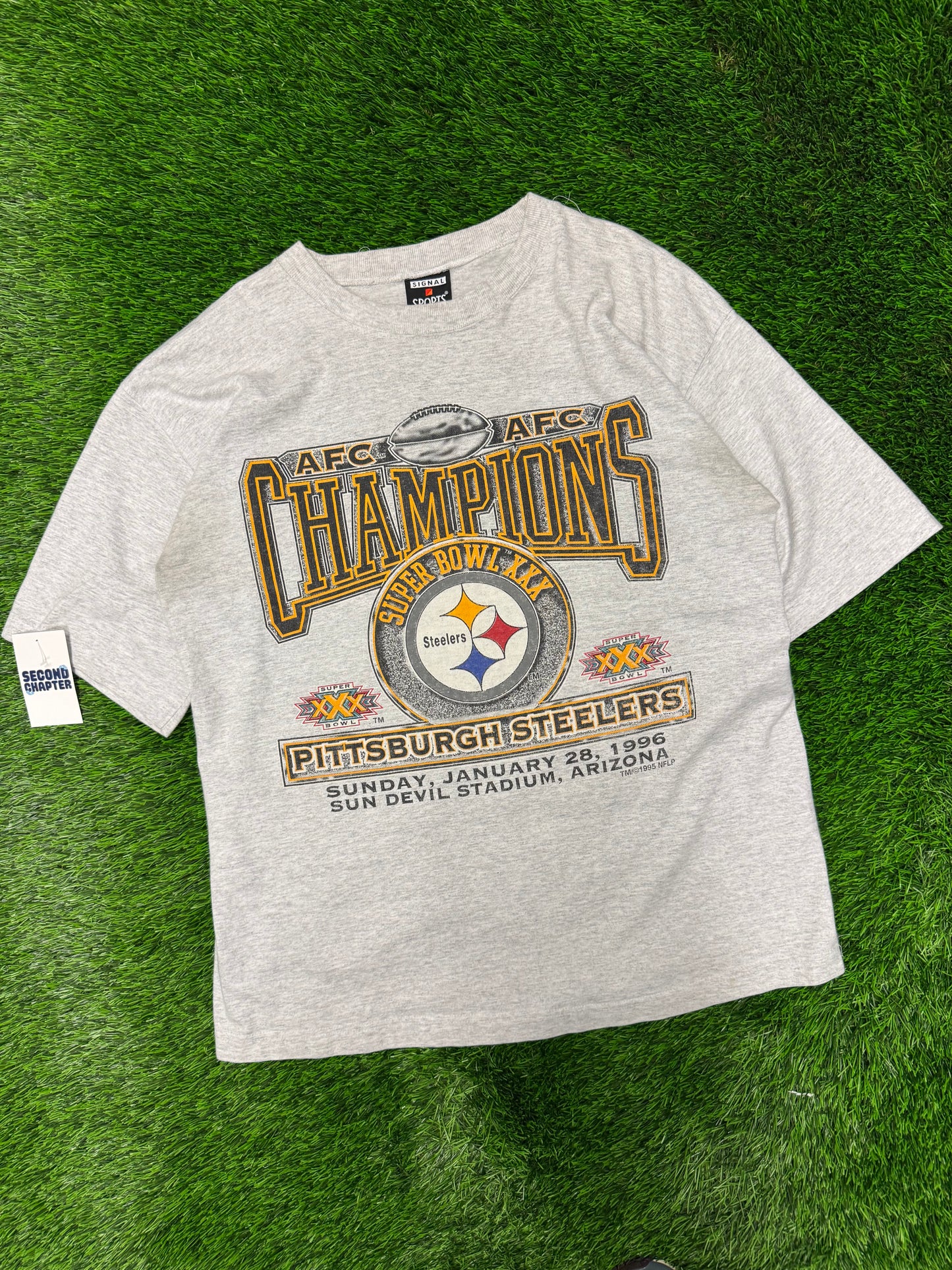 1996 Pittsburgh Steelers Super Bowl Champions Tee (XL)