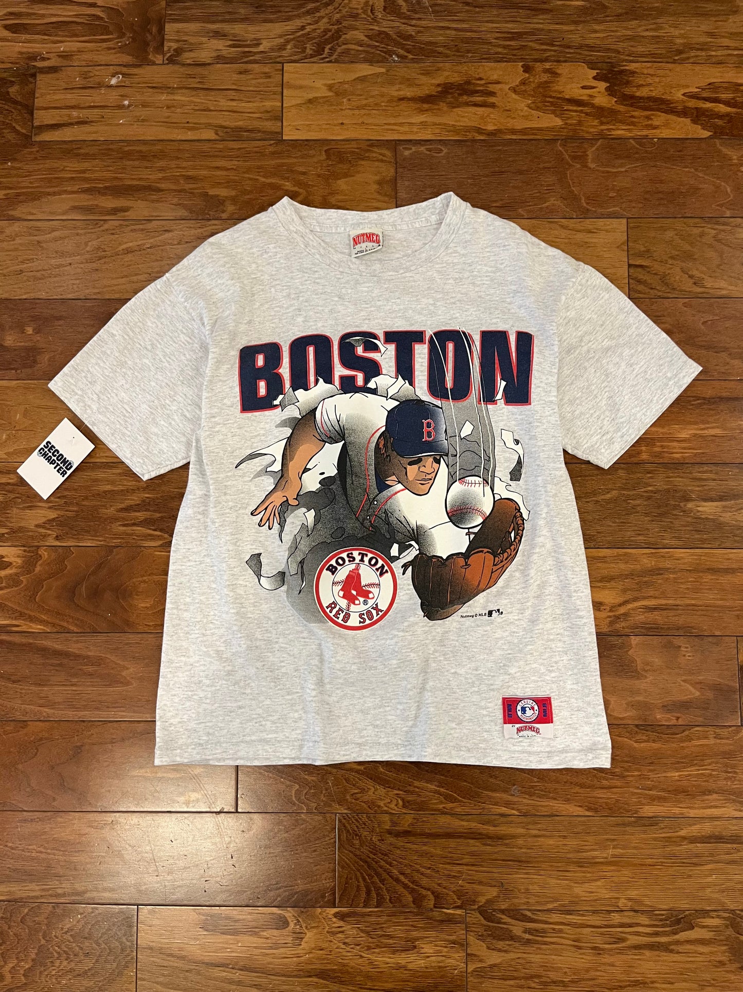 90s Boston Red Sox Nutmeg MLB Breakthrough Tee (L)