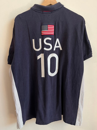 2010 Polo Ralph Lauren Big Pony USA Polo Shirt (XXL)