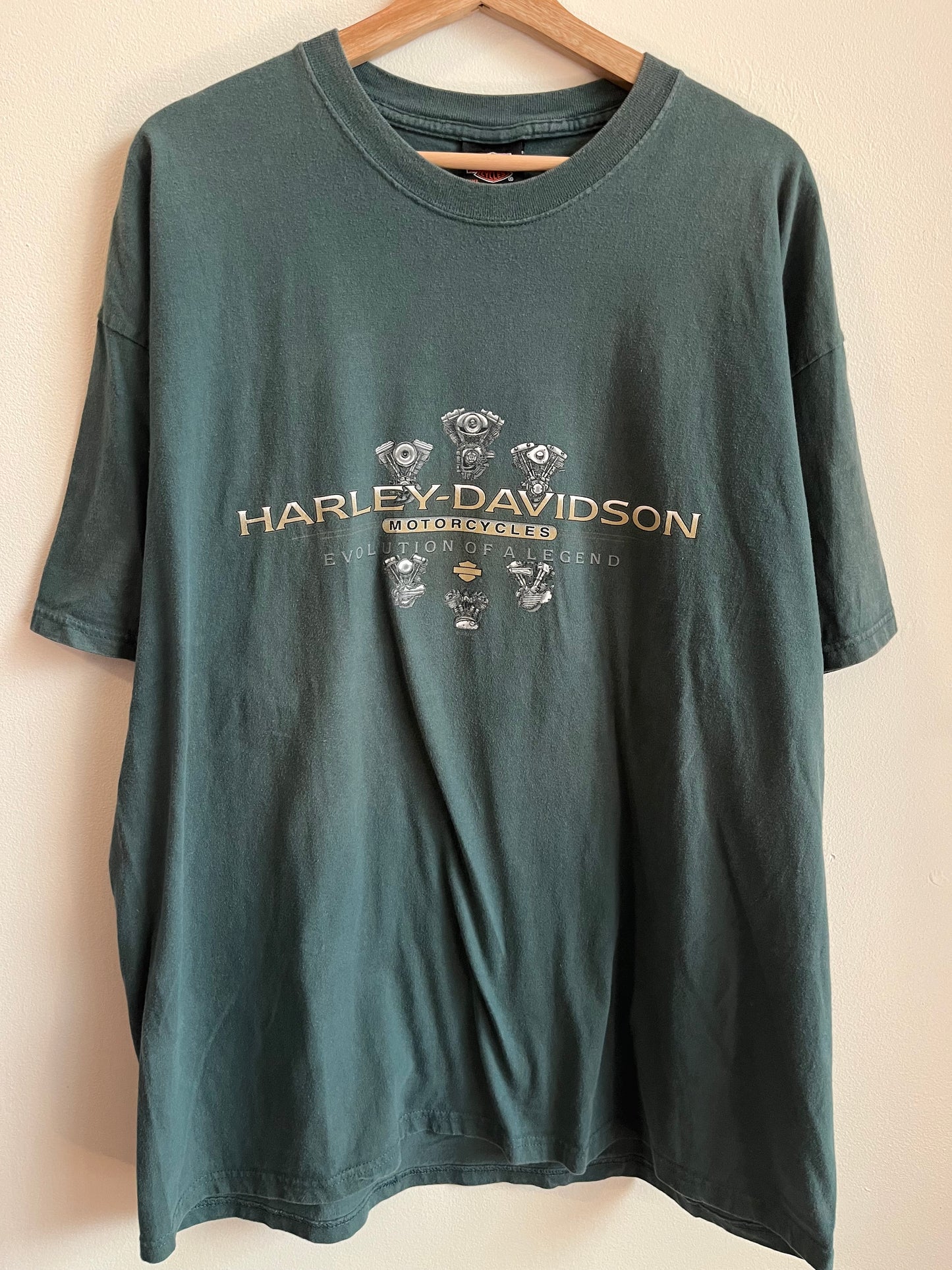2003 Harley Davidson Motorcycles Evolution of a Legend Charleston Tee (XXL)