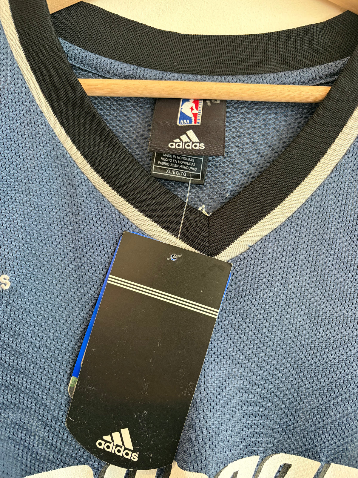00s Charlotte Bobcats Jason Richardson Adidas NBA Jersey (XL)