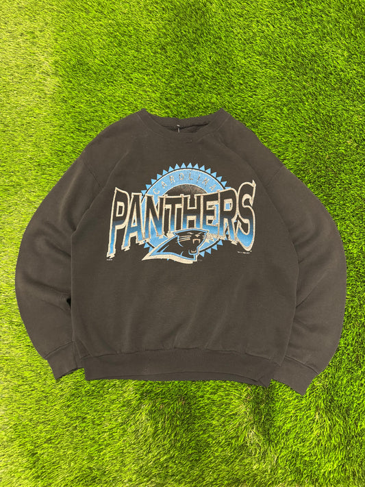 1996 Carolina Panthers Spell Out Crewneck (L)