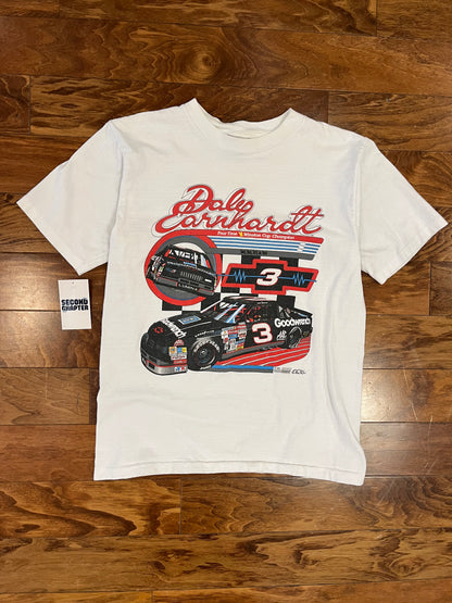 1990 Dale Earnhardt White Nascar Tee (L)