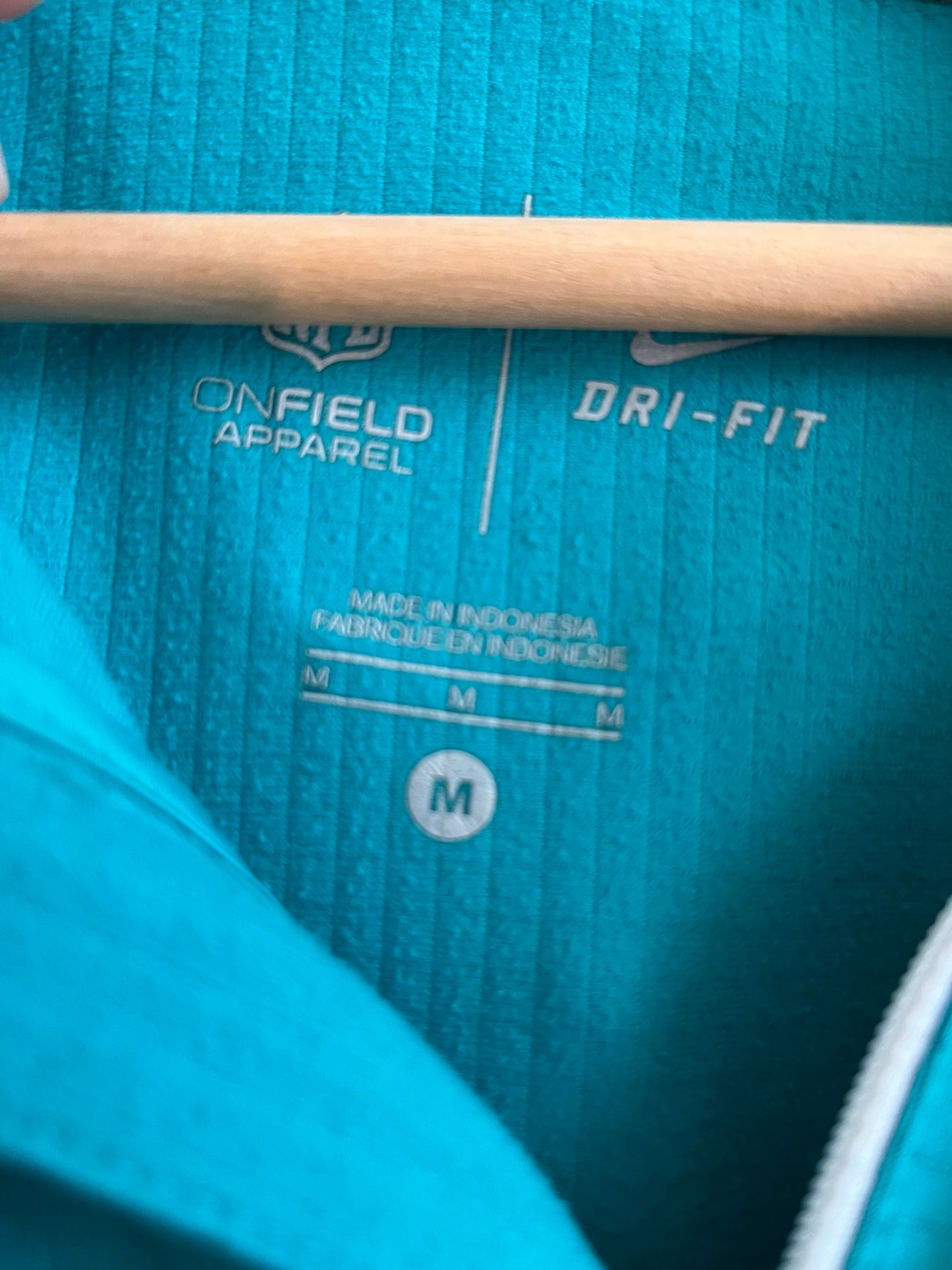 2010s Miami Dolphins Dri-Fit Nike Windbreaker (M)