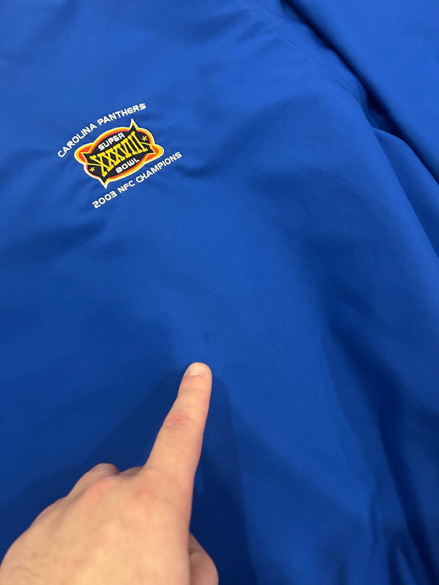 2003 Carolina Panthers Super Bowl Windbreaker (L)