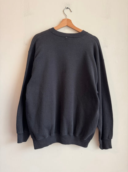 1993 Carolina Panthers Football Black Crewneck (XL)