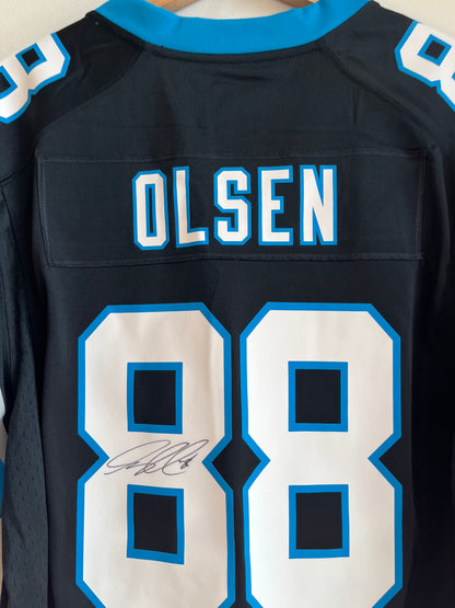 2016 Carolina Panthers Greg Olsen Brand New & Signed Jersey (L)