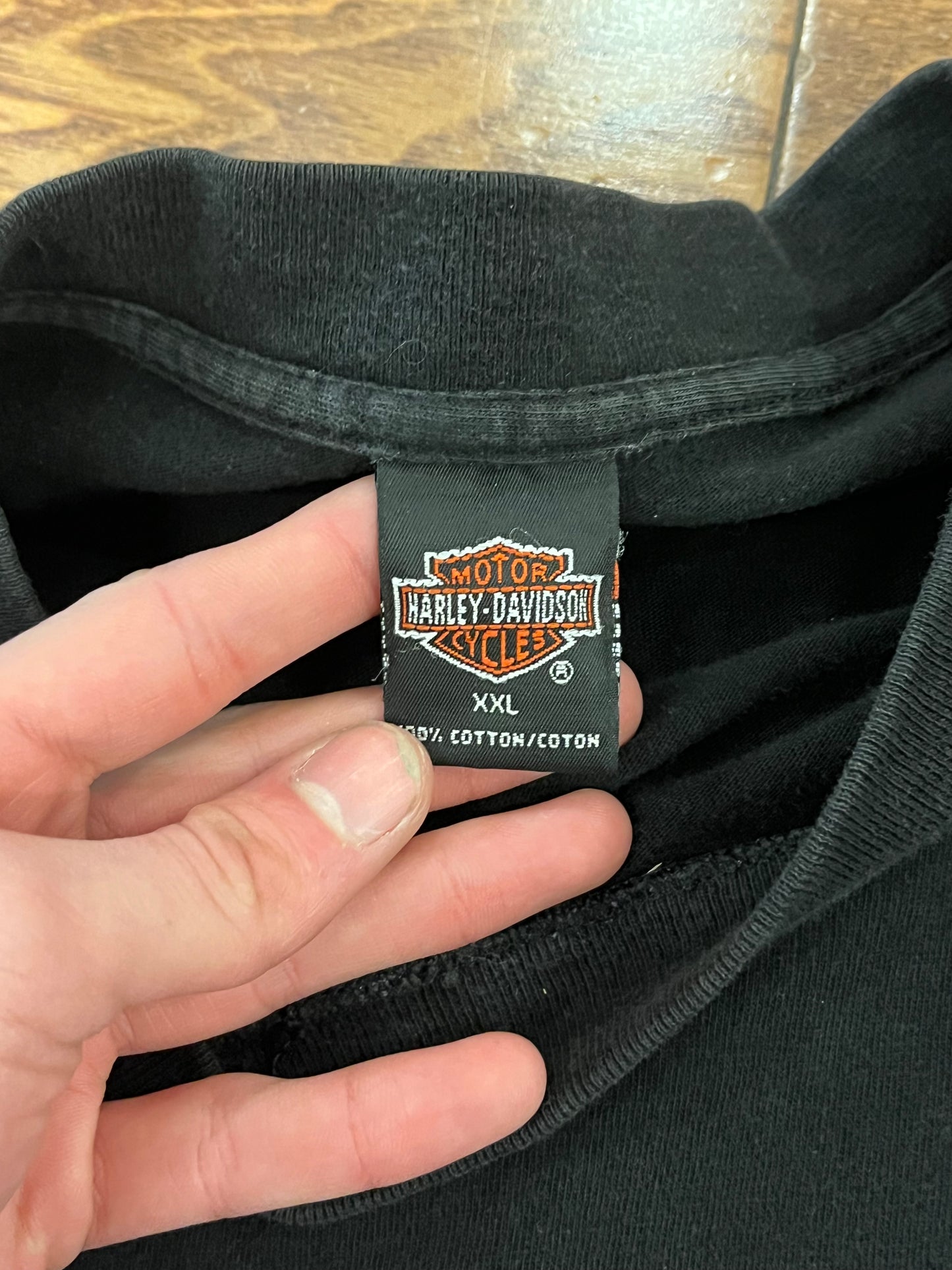 1998 Harley Davidson Aspen Valley Long Sleeve Pocket Tee (XXL)