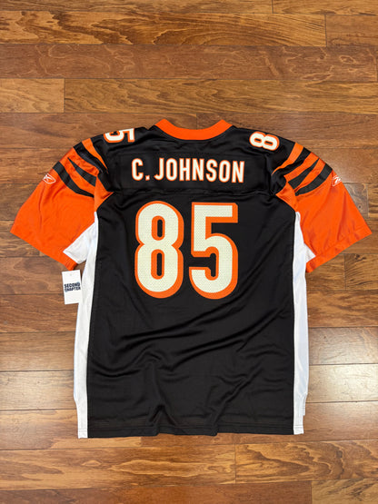 2010s Cinninati Bengals Chas Johnson #85 Reebok Jersey (XL)