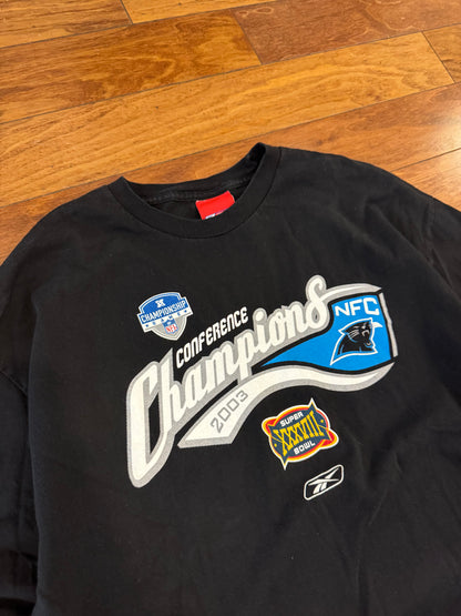 2003 Panthers Championship Game Long-Sleeve Shirt (XL)