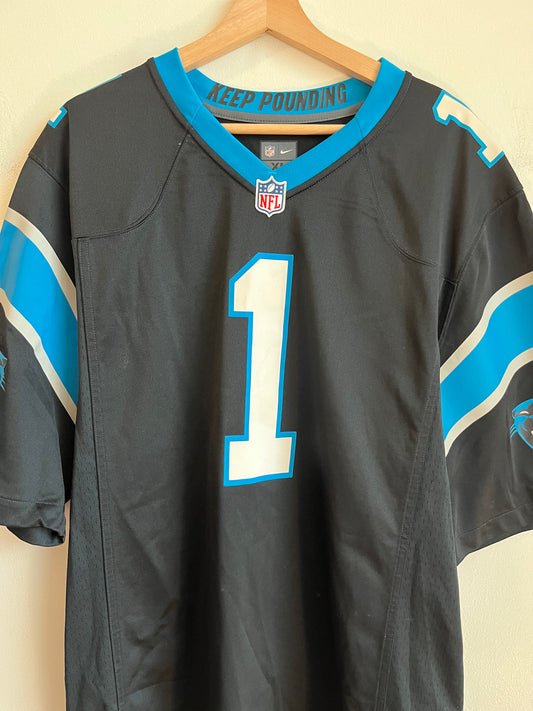 2010s Carolina Panthers Cam Newton Nike Home Jersey (XL)