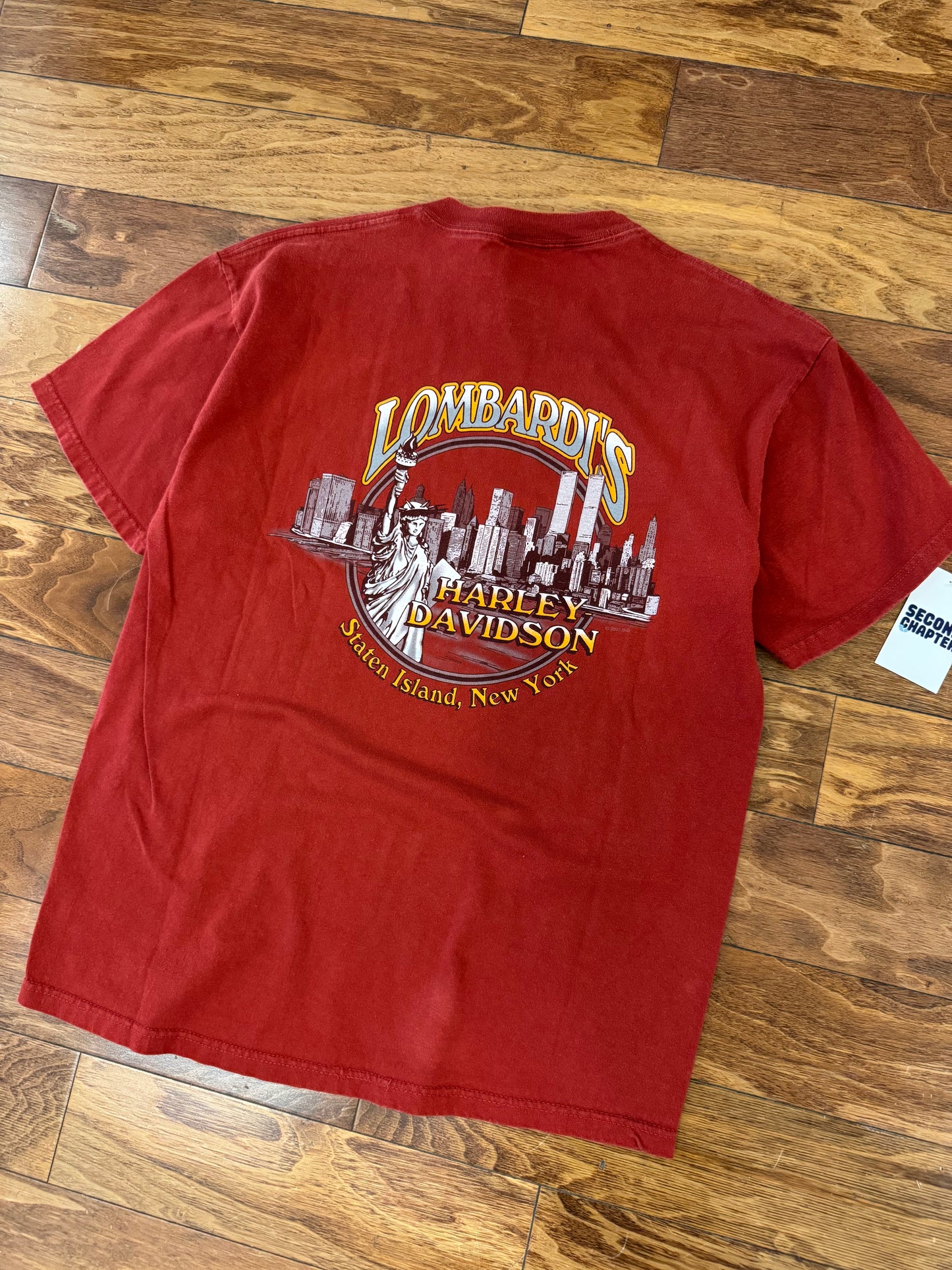 2006 Harley Davidson New York Twin Towers Graphic Tee (L)