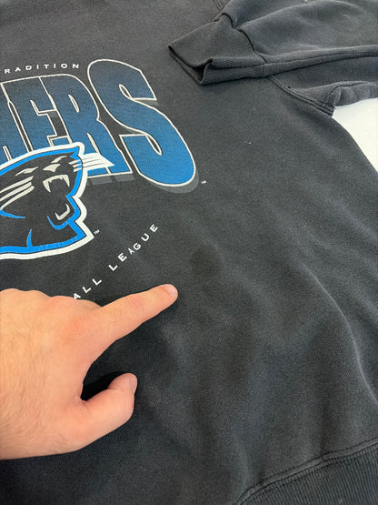 90s Carolina Panthers Football Tradition Stained Crewneck (XL)