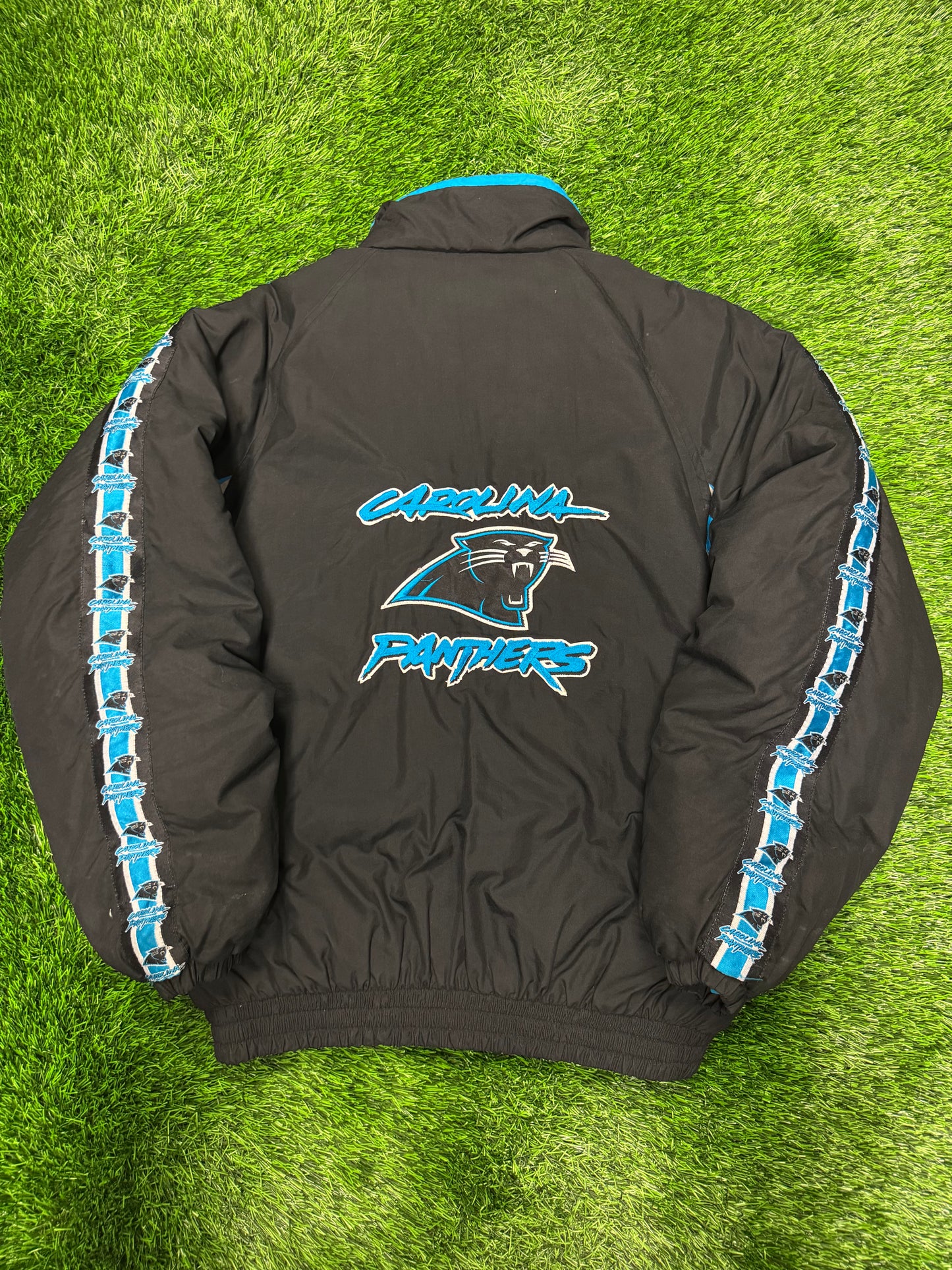 00s Carolina Panthers Game Day Puffer Jacket (L)