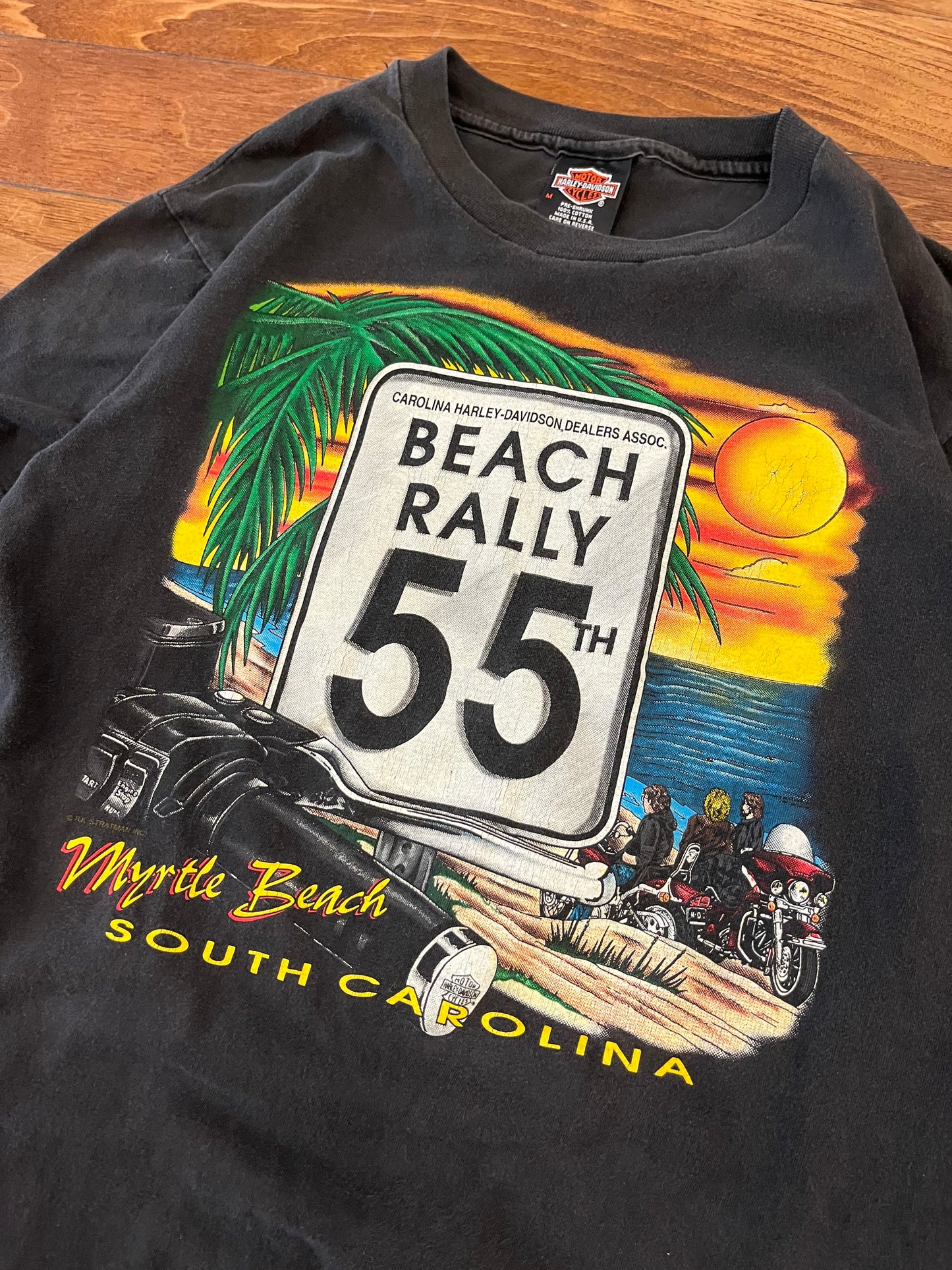 90s Harley Davidson 55th Myrtle Beach Rally Tee (M)