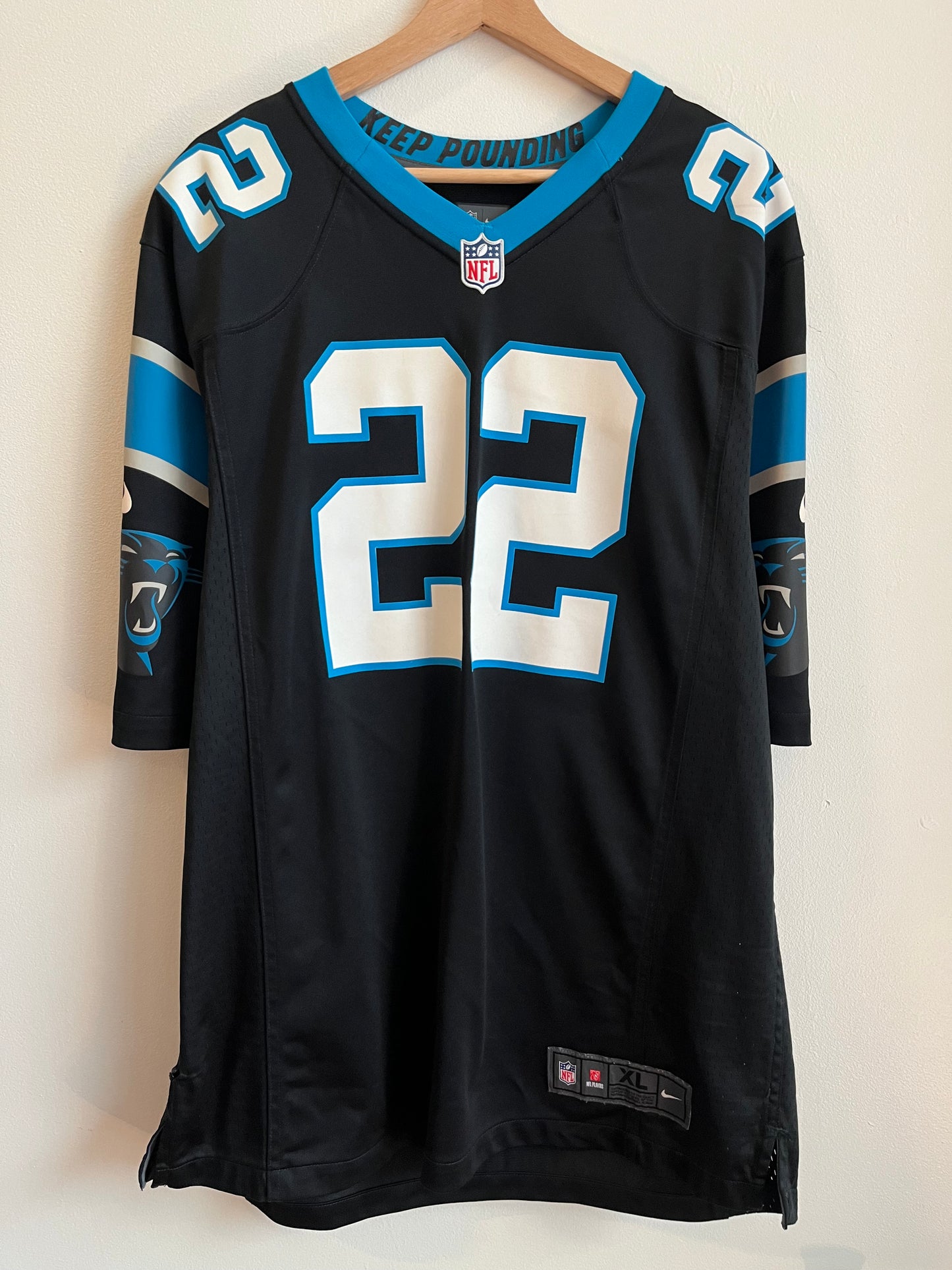 2010s Carolina Panthers Christian McCaffery Home Jersey (XL)