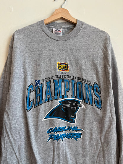 2003 Carolina Panthers Super Bowl Long Sleeve Shirt (L)