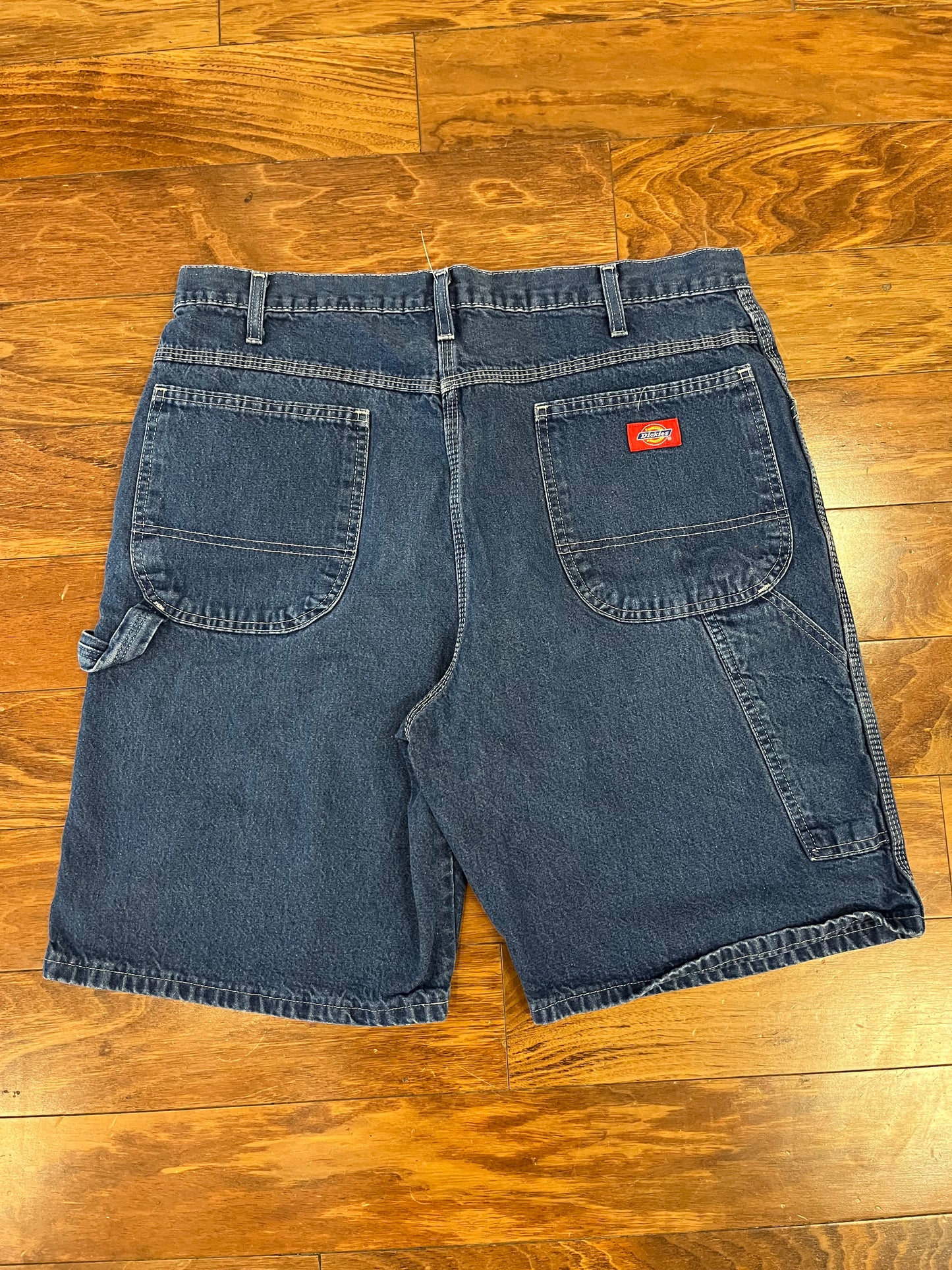 00s Dickies Dark Wash Carpenter Shorts (36)