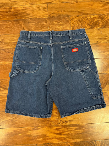 00s Dickies Dark Wash Carpenter Shorts (36)