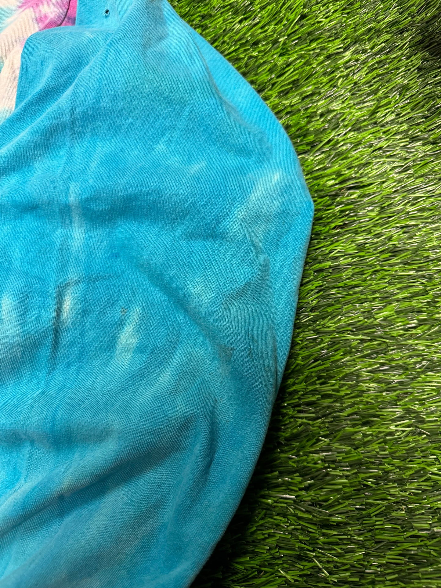 1995 Grateful Dead "Skeleton & Roses" Vintage Band Tie Dye Long Sleeve (XL)