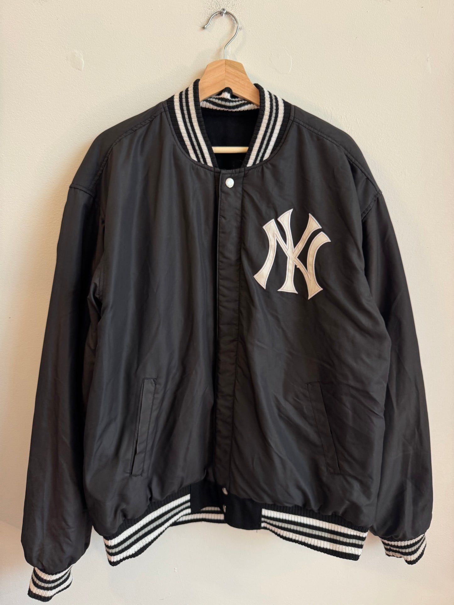 90s New York Yankees Jeff Hamilton Reversible Jacket (XXL)
