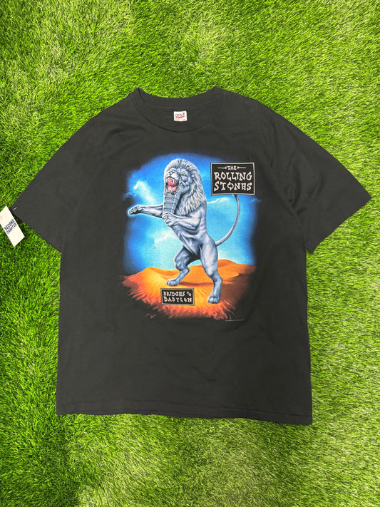 1997 Rolling Stones Bridges To Babylon Anvil Vintage Band Tee (XXL)
