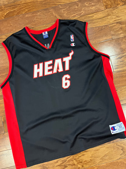 00s Miami Heat Eddie Jones #6 NBA Jersey (XXL)
