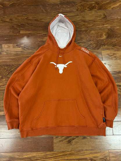 00s University of Texas Vintage Nike Center Swoosh Hoodie (XXL)