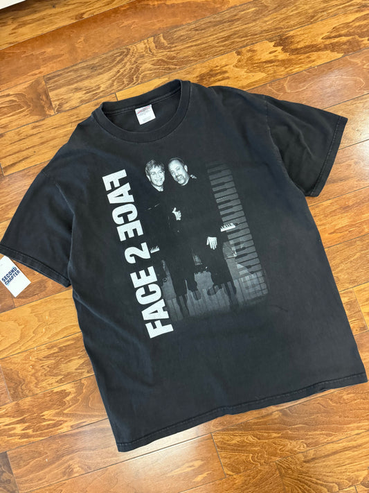 2001 Elton John & Billy Joel "Face 2 Face" Music Tour Tee (XL)