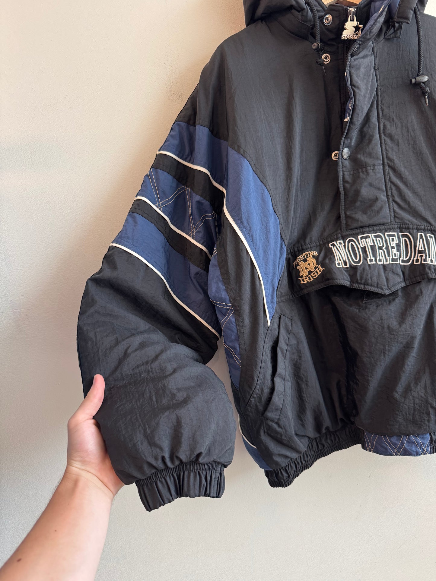 1990s Notre Dame Fighting Irish Starter Puffer Jacket (XL)