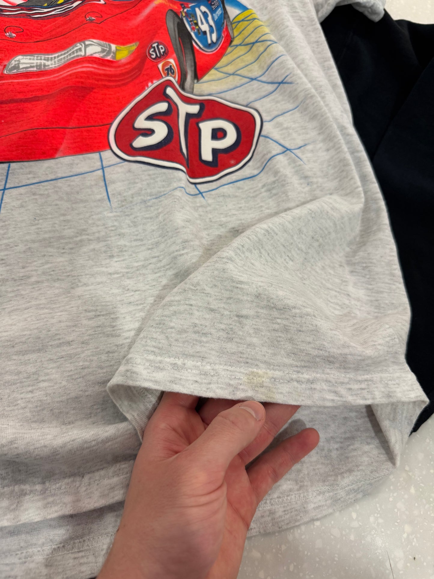 90s Bobby Hamilton Performance Man STP Graphic Tee (XL)