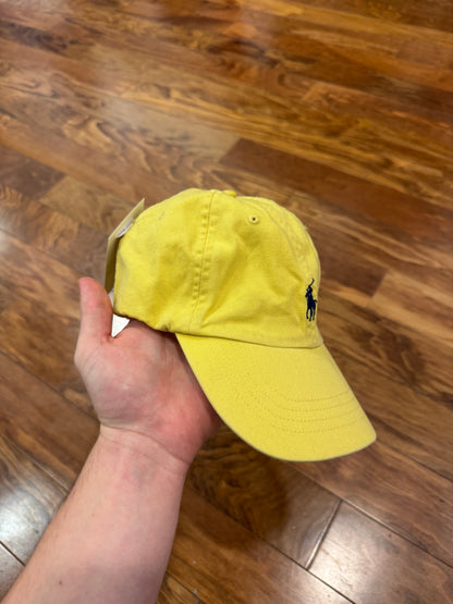 00s Polo Ralph Lauren Yellow Essential Hat (OS)