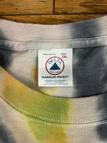 2000 New York Yankees Rainbow Tie Dye Tee (XXL)