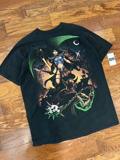 90s Dragon Queen Vintage Double Sided Anime Tee (XL)