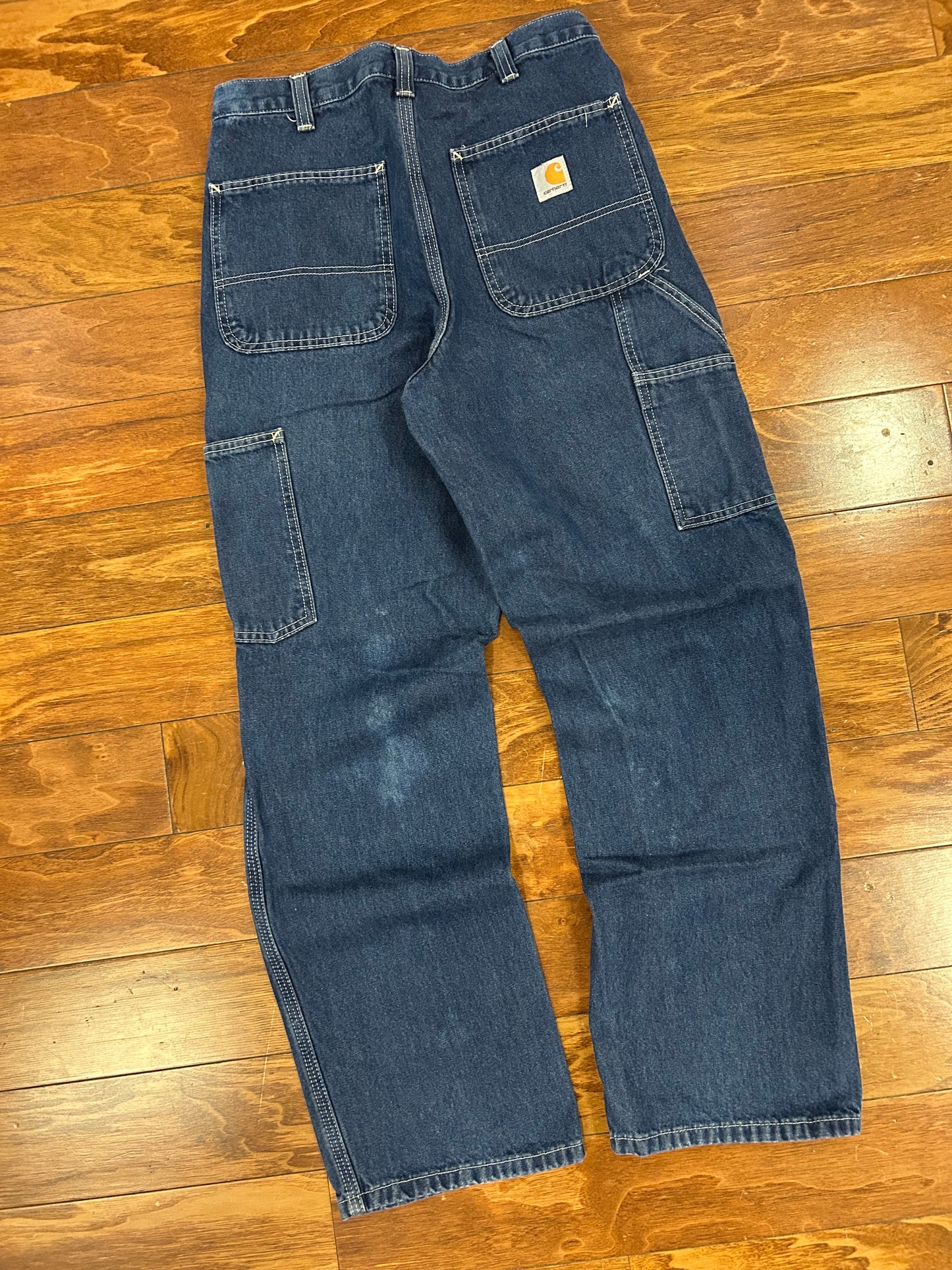 00s Carhartt Dark Wash Carpenter Jeans (30 x 32)