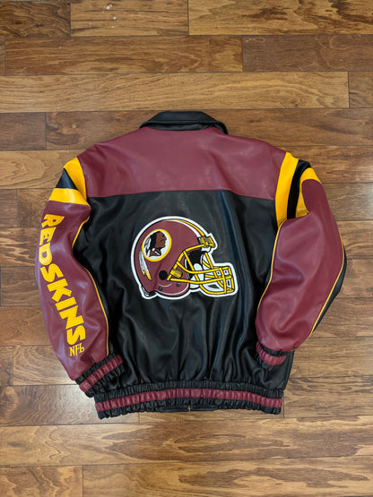 00s Washington Redskins NFL Leather Jacket (M)