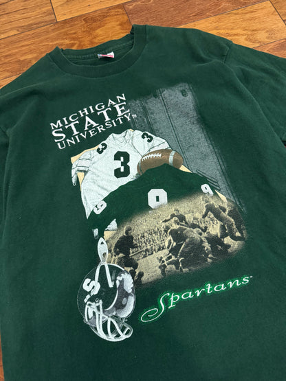 90s Michigan State Vintage Locker Room Tee (L)
