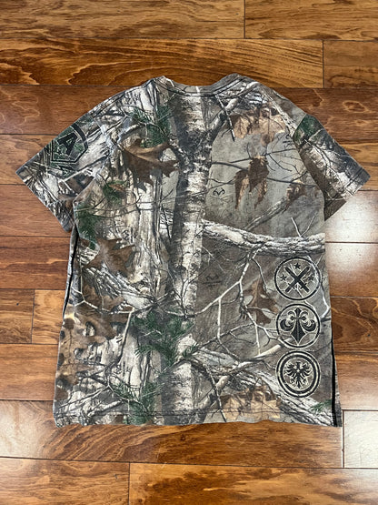 00s Affliction Camo Tee (L)