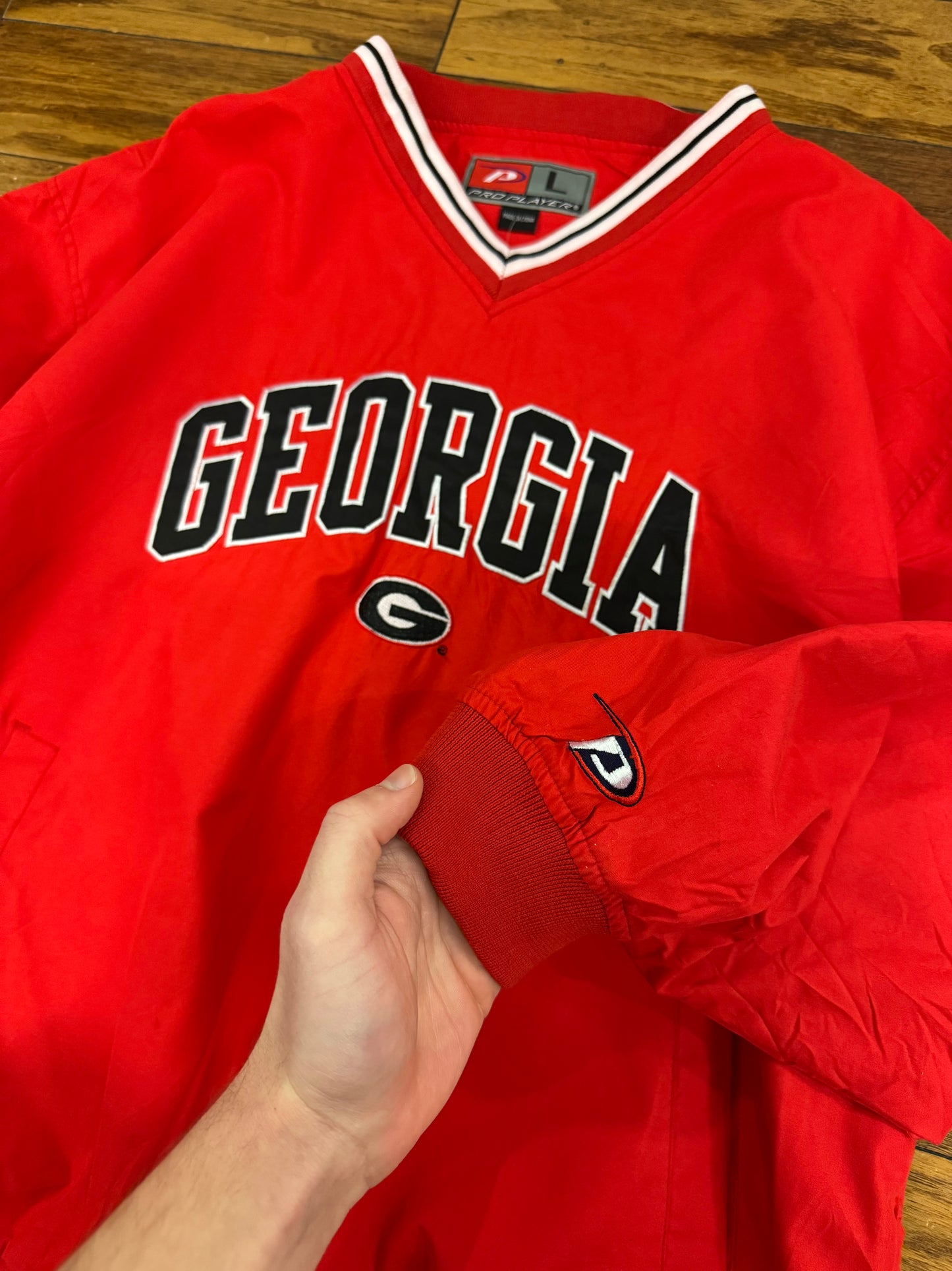 90s Georgia Bulldogs Pro Player Windbreaker (L)