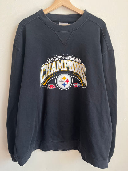 2005 Pittsburgh Steelers AFC Champions Crewneck (XL)