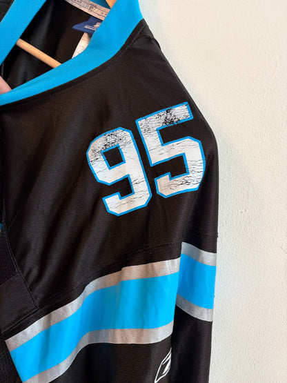 00s Carolina Panthers Charles Johnson Reebok Home Jersey (M)