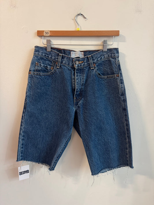 00s Levi Strauss Dark Wash Shorts (30)