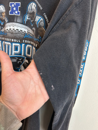 2003 Carolina Panthers NFC Champions Delhomme & Peppers Long Sleeve (L)
