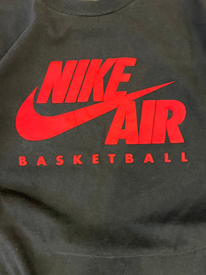 00s Nike Air Basketball Black Tee (L)