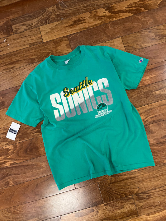 90s Seattle Supersonics Vintage NBA Tee (XL)
