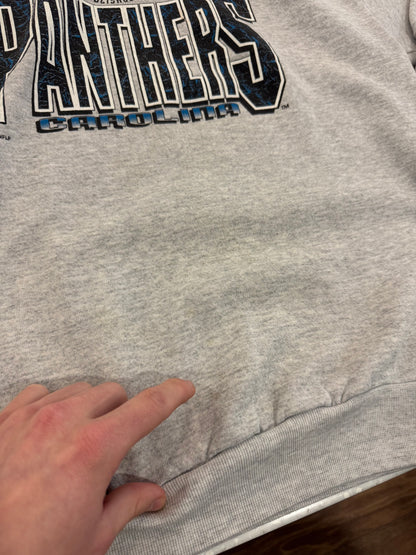 1993 Carolina Panthers Spell Out Spectator Crewneck (XL)